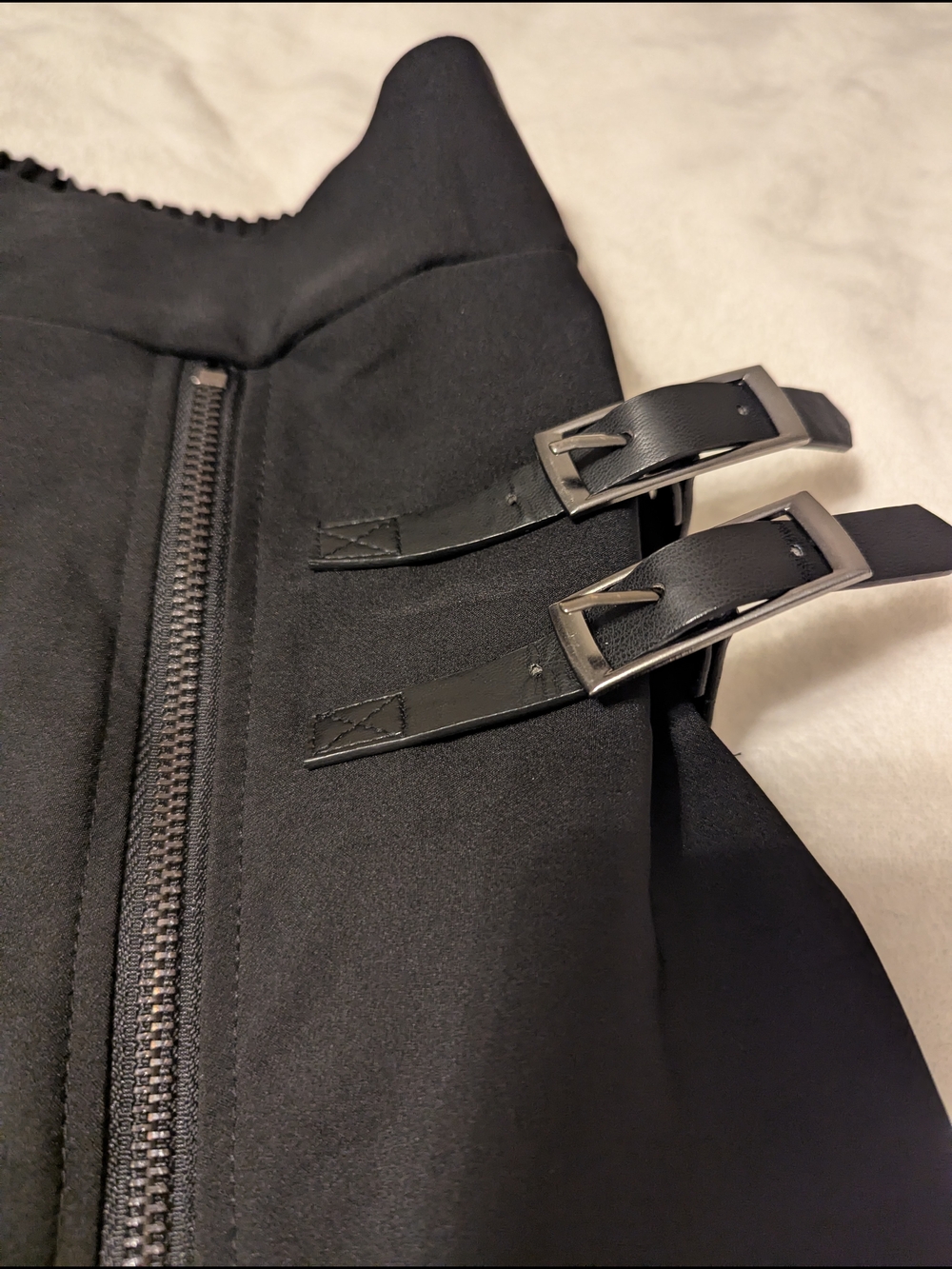 Torrid Nightfall Black Mini Skirt with Elastic Ruched Waistband - Picture 3 of 6